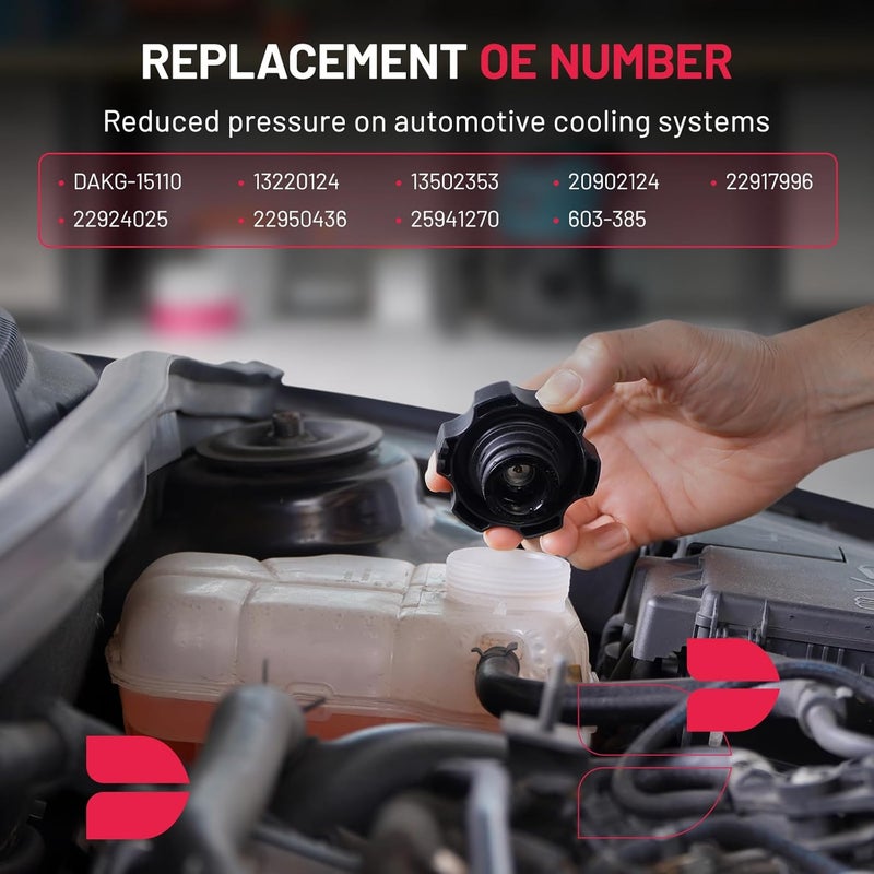 BDFHYK Engine Coolant Expansion Reservoir Overflow Tank Compatible with Chevrolet Impala Malibu Limited Cadillac XTS SRX Buick Regal LaCrosse Allure Replace 603-385 DAKG-15110 13220124 13502353 - Image 3